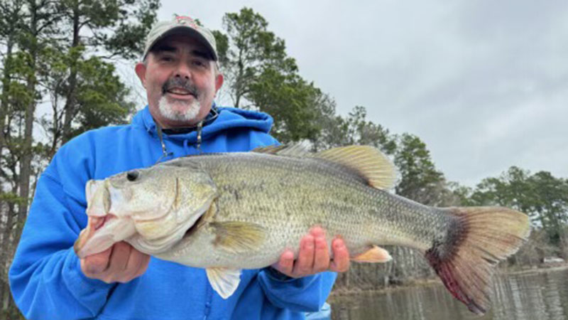 Keith Bergeron's big bass