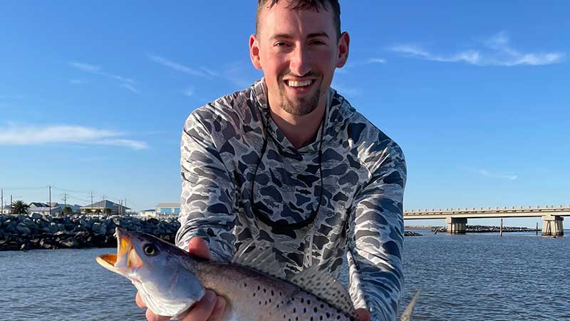 Allen Touchard's Grand Isle trout