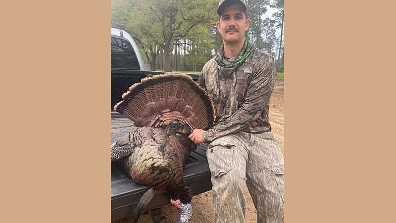 Rapides Parish gobbler for Ethan Lachney