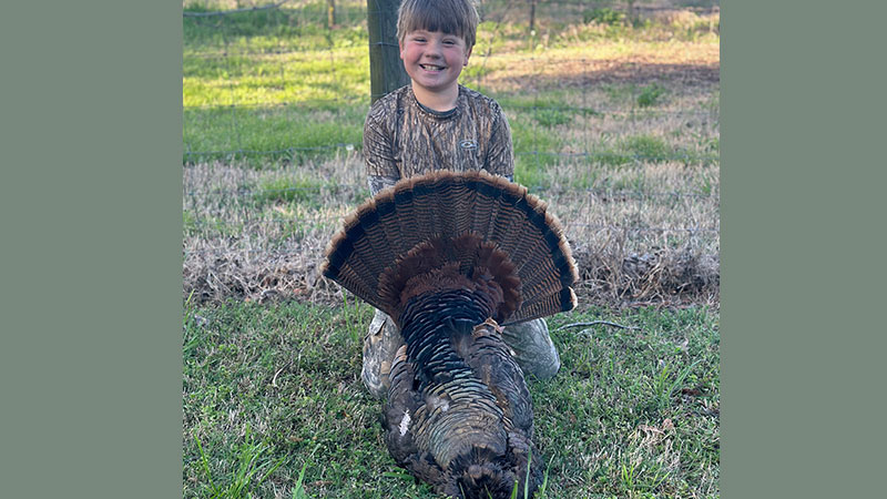 John Henry Erwin's first turkey