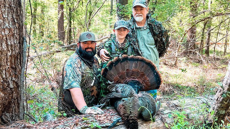Ty Bowser's first turkey