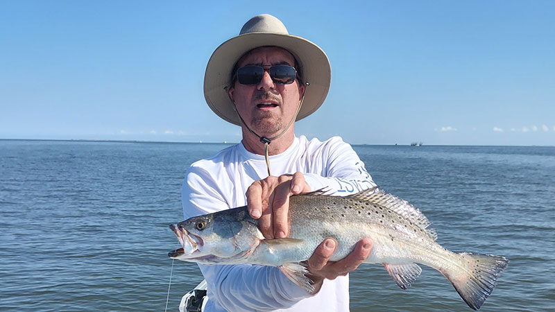 Big trout for Keith Gleason