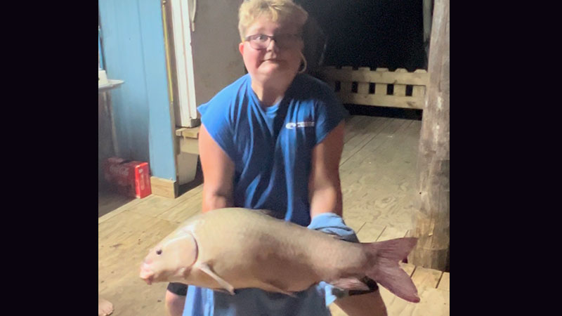 DJ Stilley's 40-pound carp