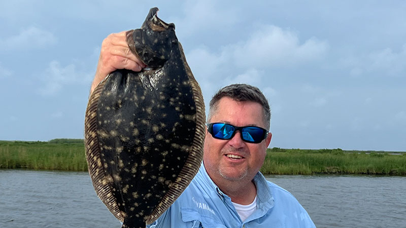 Chris Russo's 22-inch flounder
