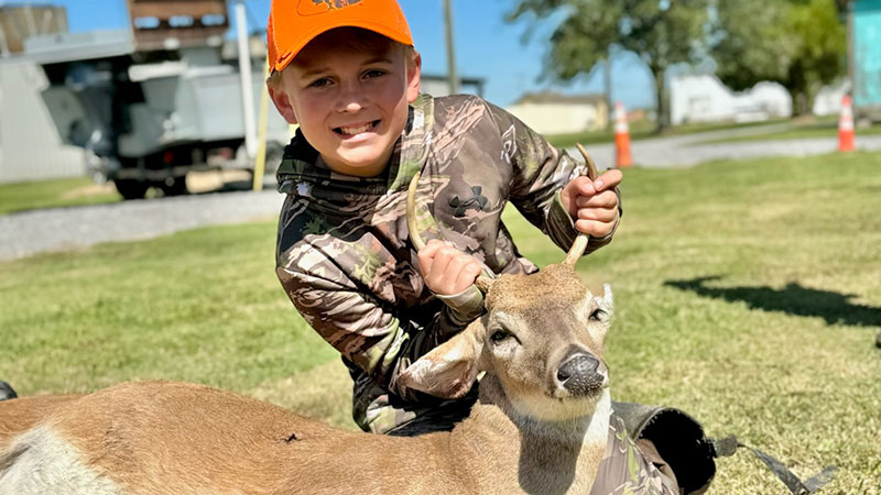 Mason McGhee's first deer