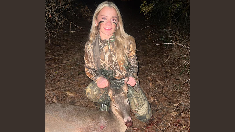 Bella Gurley's first deer