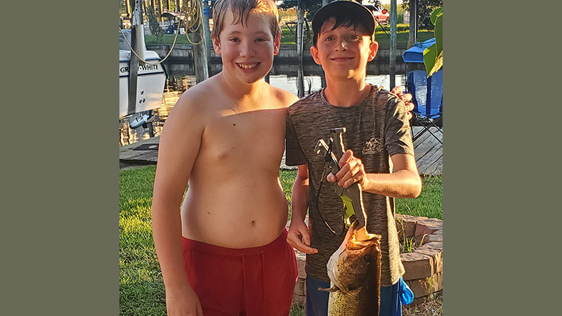 Jacob Sciortino's big bass