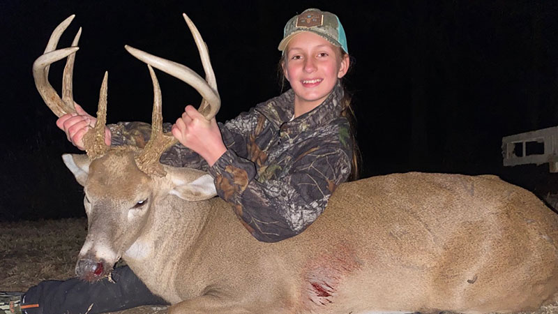 Olivia Wilson's Tensas Parish buck