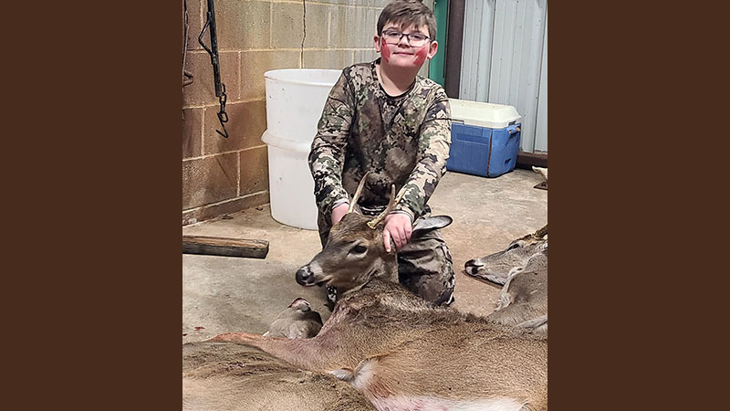 Cooper Sullivan's first deer
