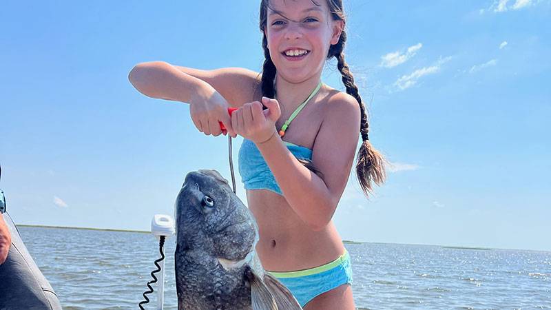 Brooklyn Dion's Cocodrie fishing trip