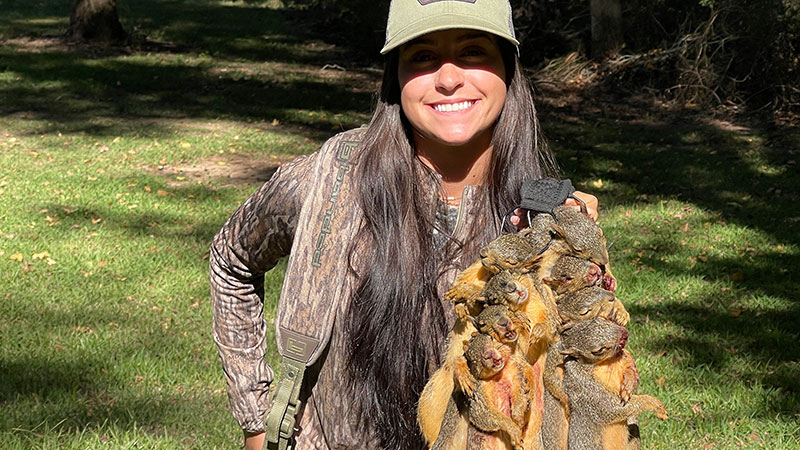 Lynsie Leblanc's squirrel hunt