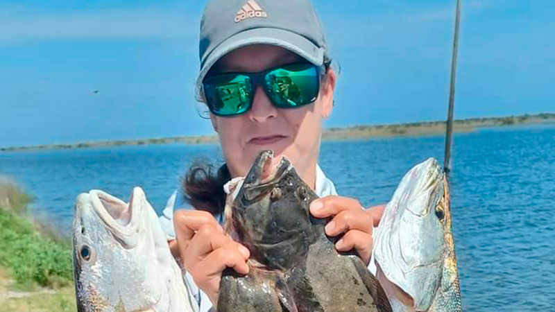 Janie Murphey with a Cajun Slam