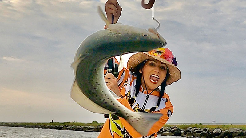 Sharon Hartzog's Lena Lagoon speckled trout